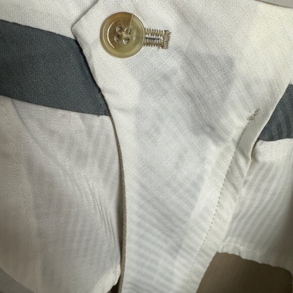 Express Photographer Pants Beige Mens Size 34 Minimalist Trousers Stretch Pant - Picture 5 of 15